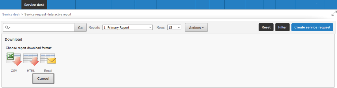 CSV format CSV format